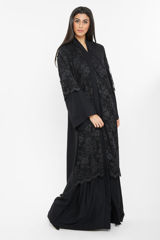 Dubai-made Nukhbaa brand Abaya a reflection of Dubai's luxury fashion scene-AJ102A