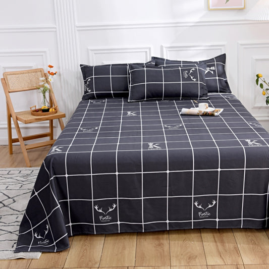 1 Flat bedsheet 230*250 with 2 Pillow case 48*74-BS20