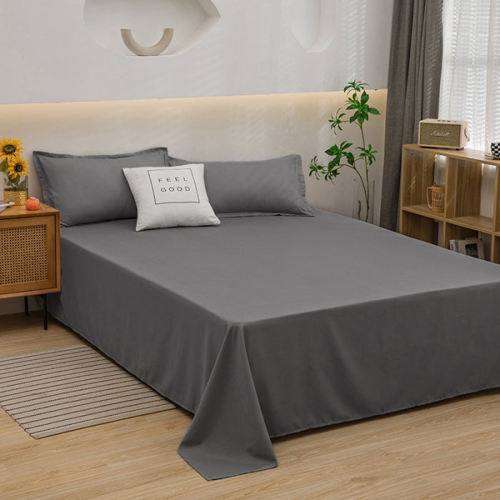 1 Flat bedsheet 230*250 with 2 Pillow case 48*74-BS21