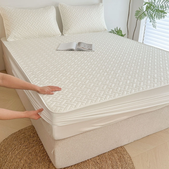 Fitted sheet 200*220cm with two Pillowcases-BSK05