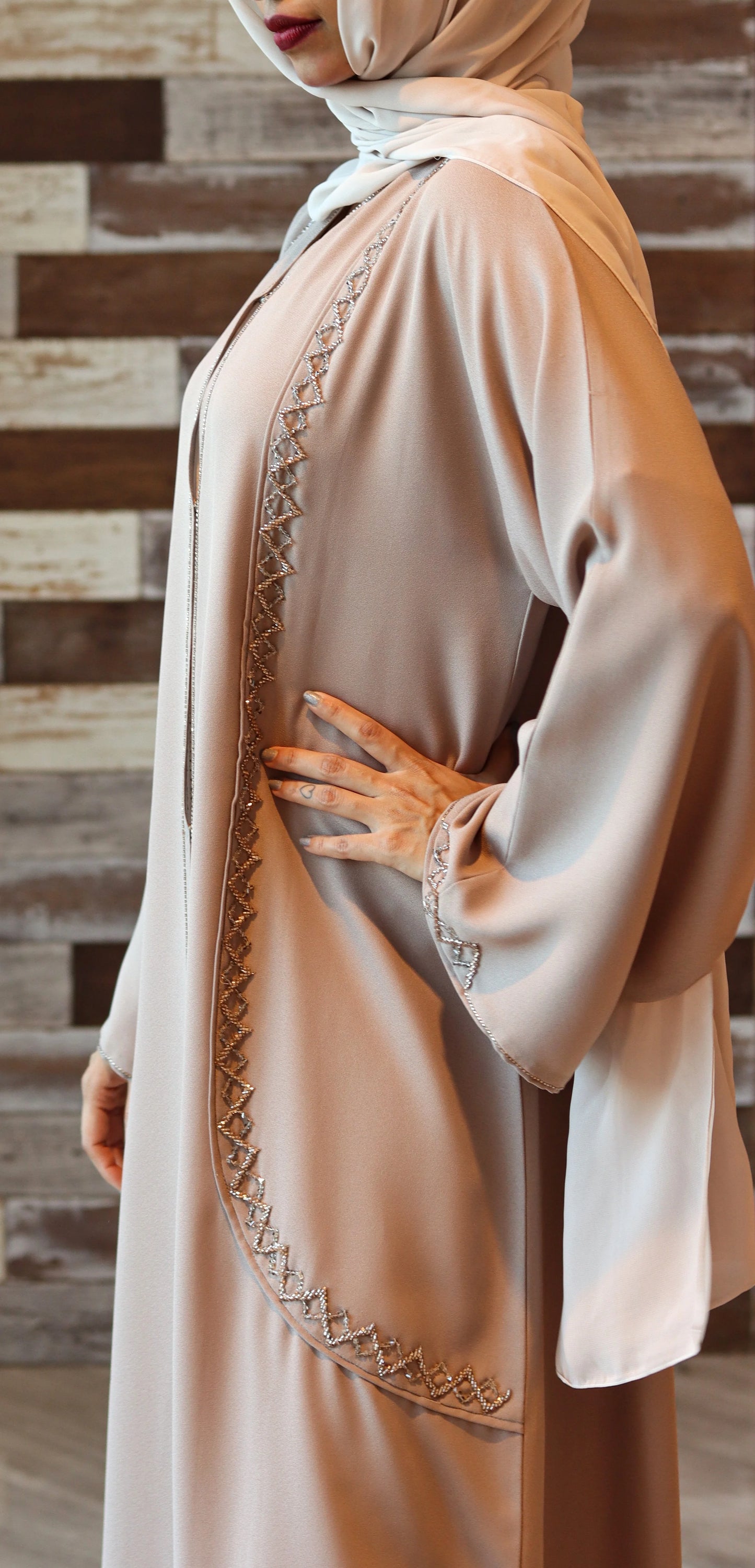 Yara abaya- Mocha Made In Dubai