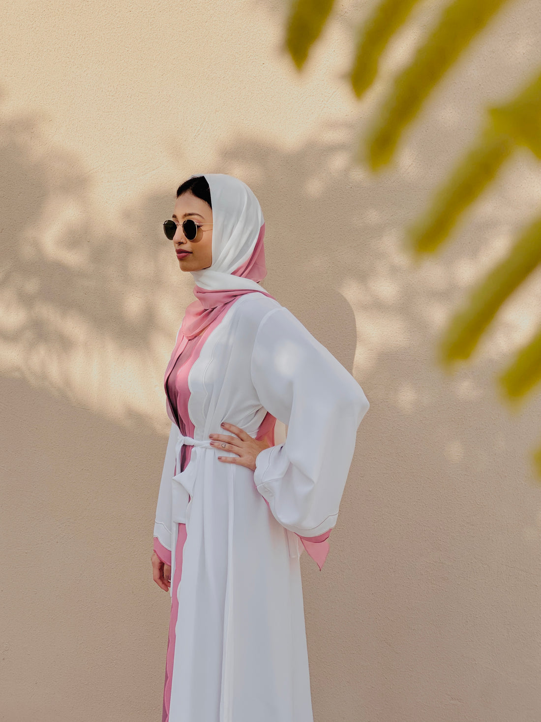 White Rose Abaya