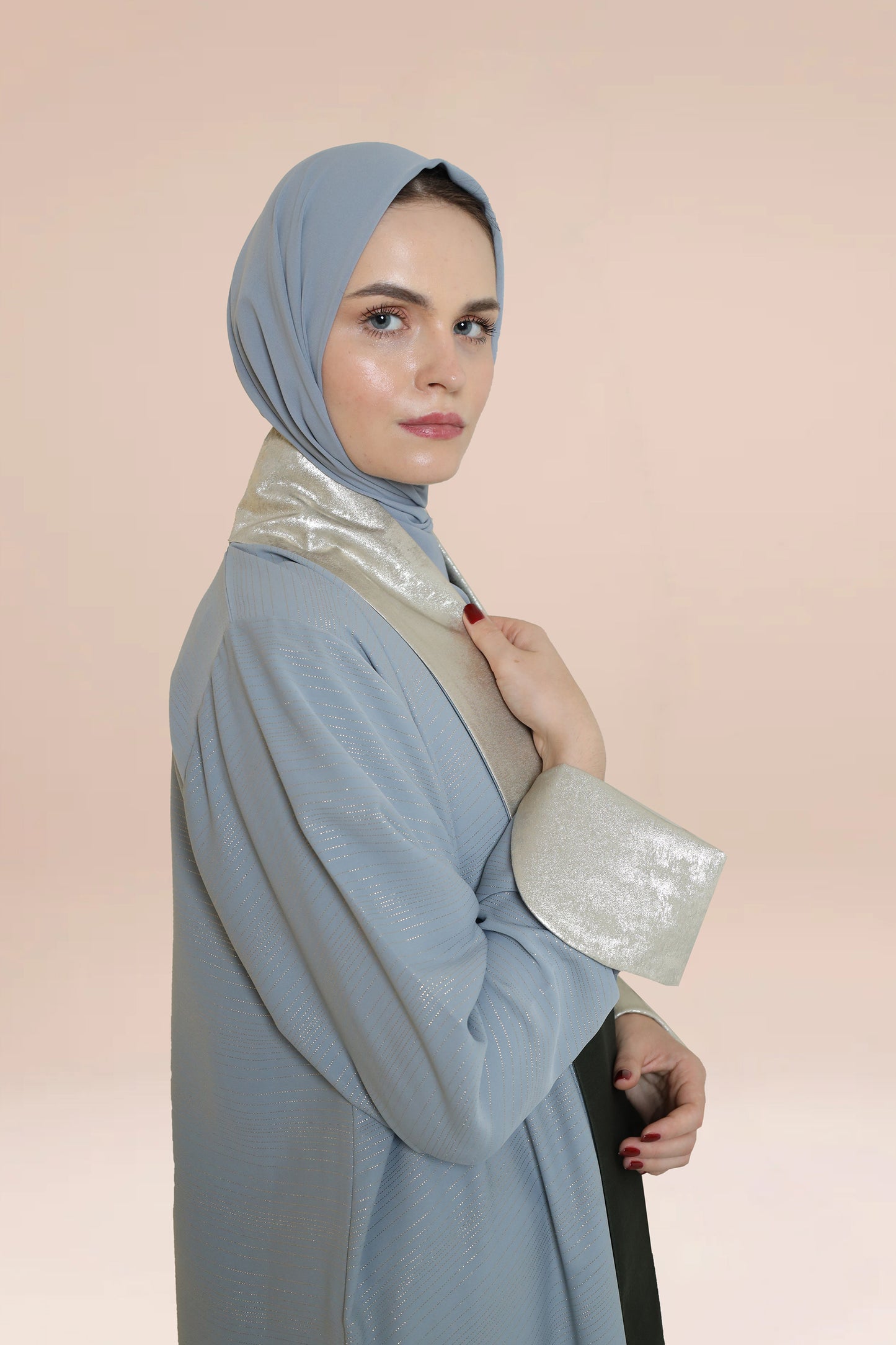 Dubai-made Nukhbaa brand Abaya a reflection of Dubai's luxury fashion scene.-N80A
