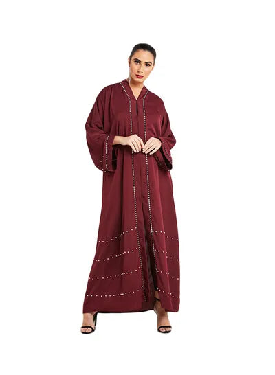 Dubai-made Nukhbaa brand Abaya a reflection of Dubai's luxury fashion scene-SHA5144