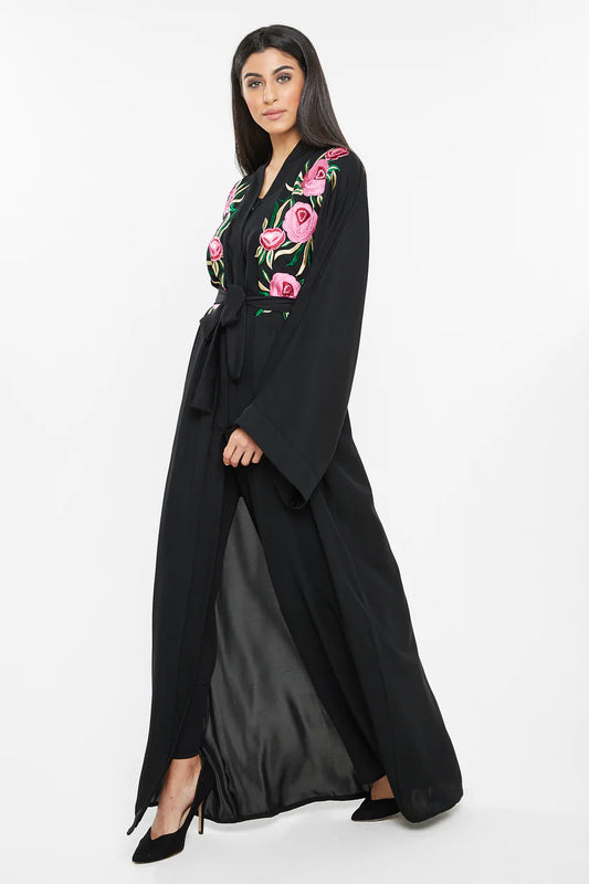 Dubai-made Nukhbaa brand Abaya a reflection of Dubai's luxury fashion scene-SQ224A