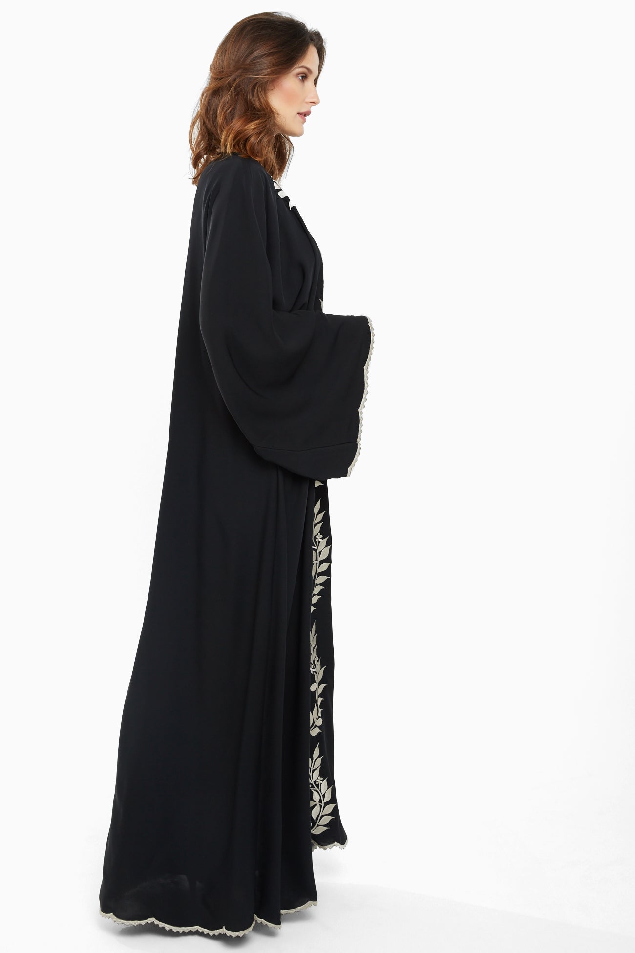 Dubai-made Nukhbaa brand Abaya a reflection of Dubai's luxury fashion scene-SQ704A