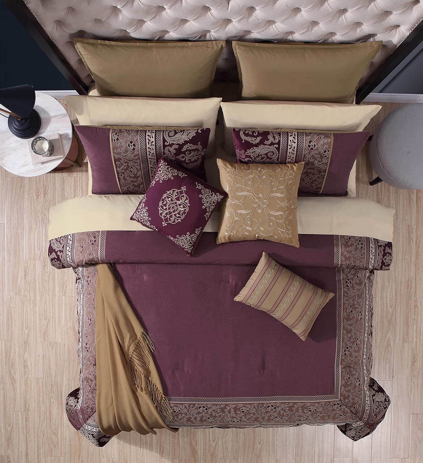 Queen size Comforter Set 14Pieces-5C14PQ10