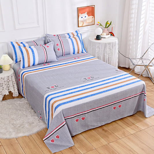 Bed Sheet 230*240 & 2 pillow cowers-BS14