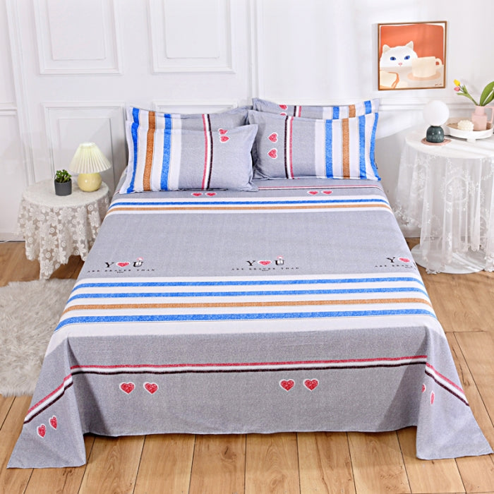 Bed Sheet 230*240 & 2 pillow cowers-BS14