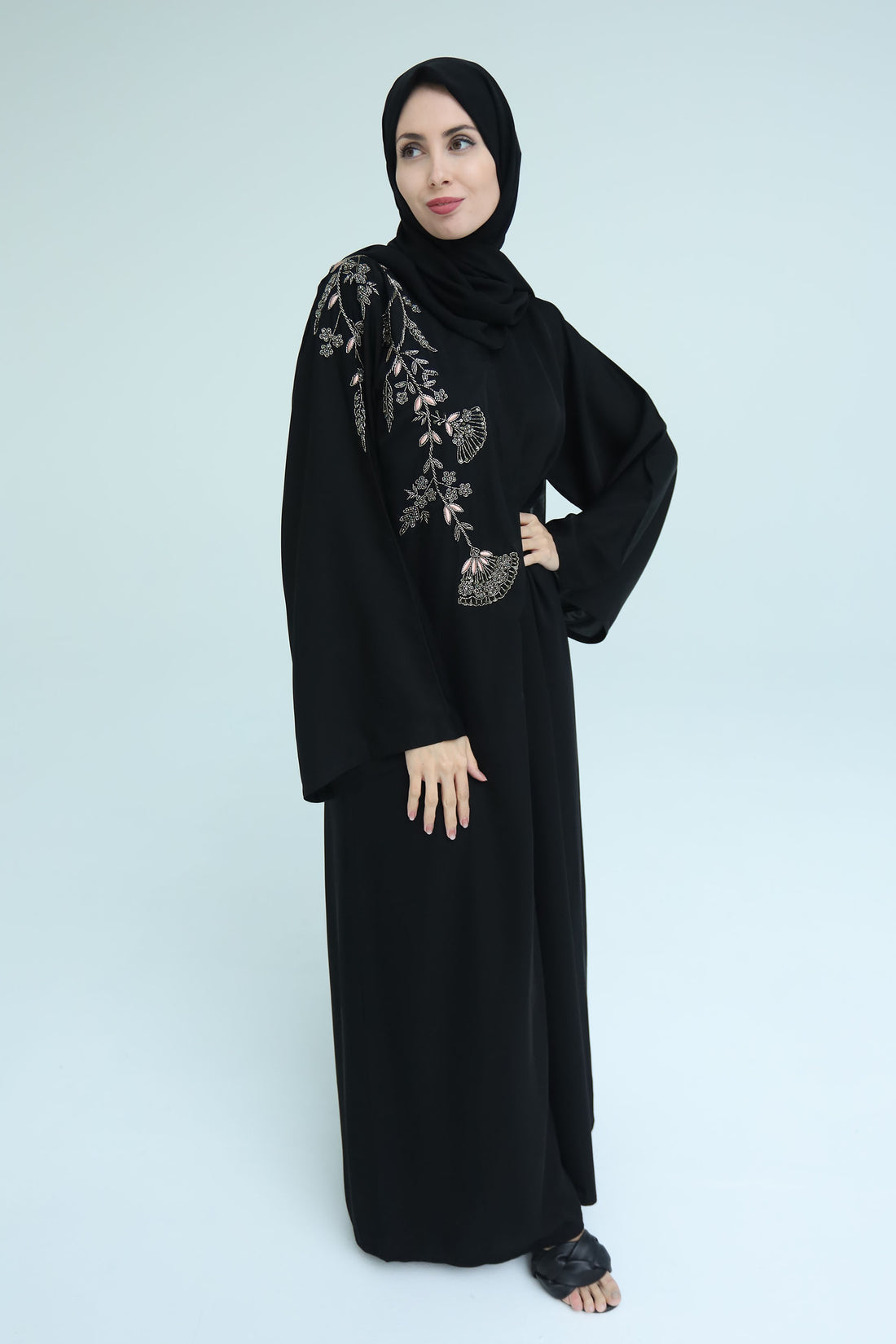 Premium Nukhbaa abaya-N114A