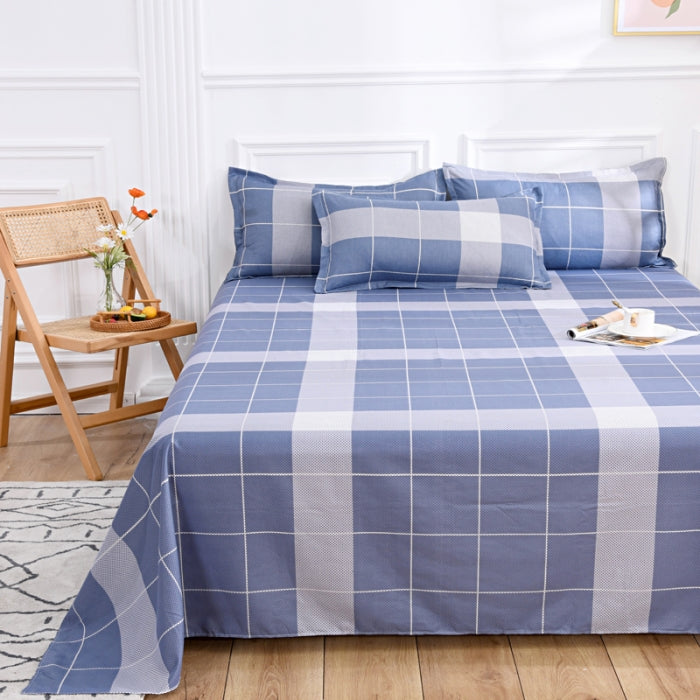 1 Flat bedsheet 230*250 with 2 Pillow case 48*74-BS19