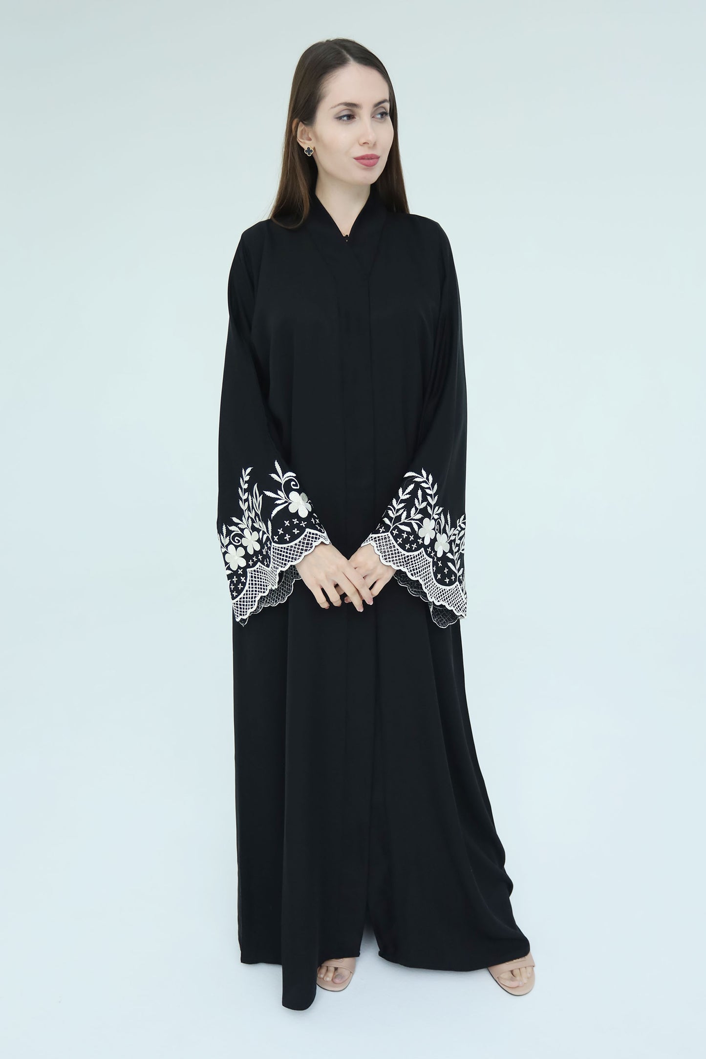 Dubai-made Nukhbaa brand Abaya a reflection of Dubai's luxury fashion scene-N113A