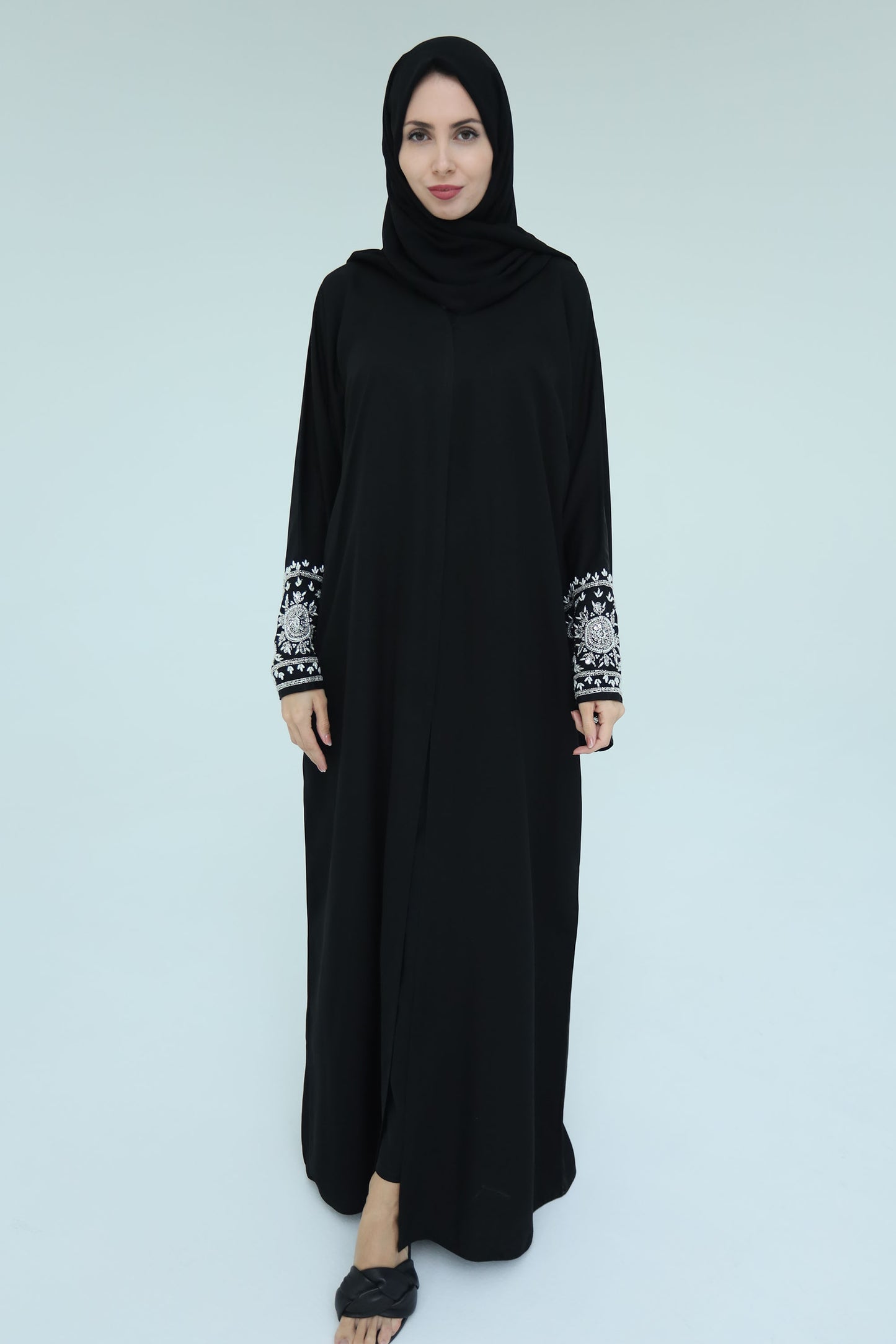 Dubai-made Nukhbaa brand Abaya a reflection of Dubai's luxury fashion scene-N115A