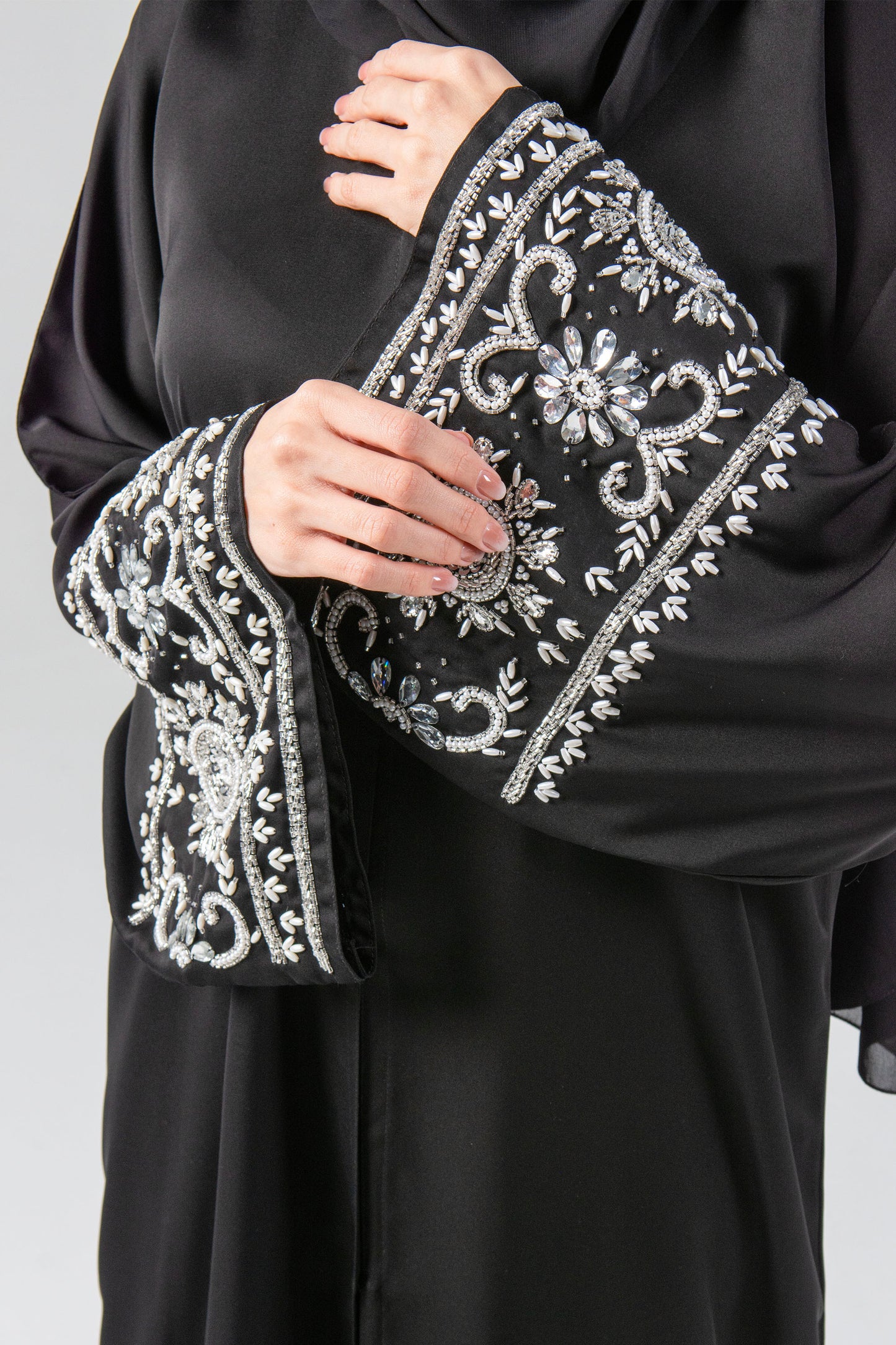 Dubai-made Nukhbaa brand Abaya a reflection of Dubai's luxury fashion scene-N115A