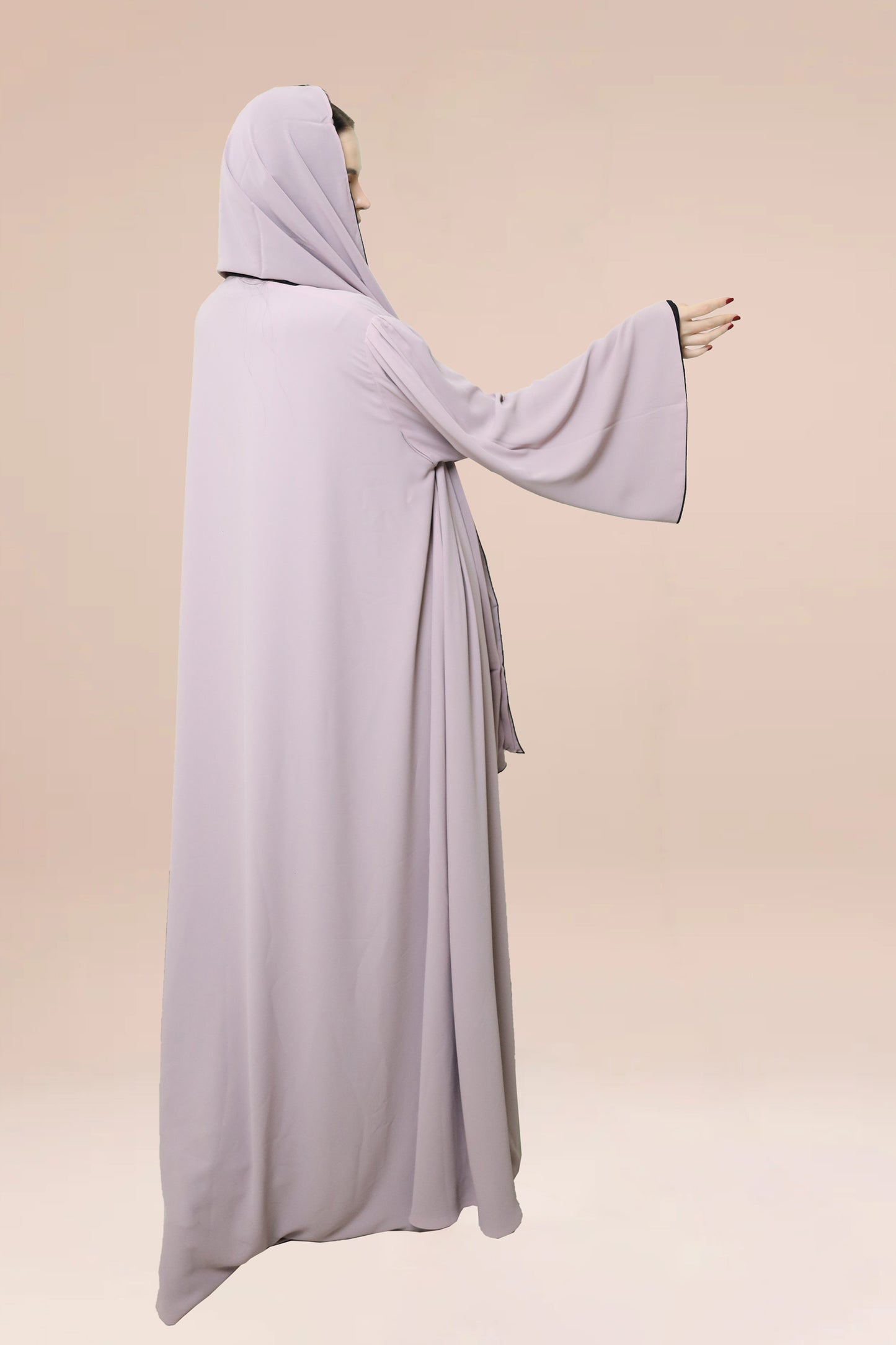 Dubai-made Nukhbaa brand Abaya a reflection of Dubai's luxury fashion scene.-N82A