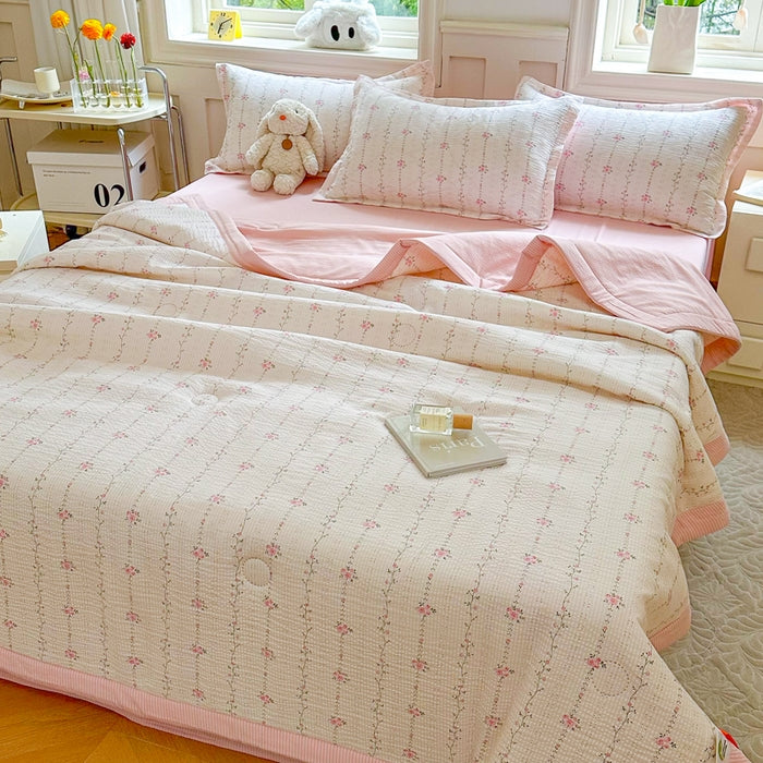 Duvet Size 200*230cm, flat Sheet 230*245cm Pillowcase 48*74cm-SS02